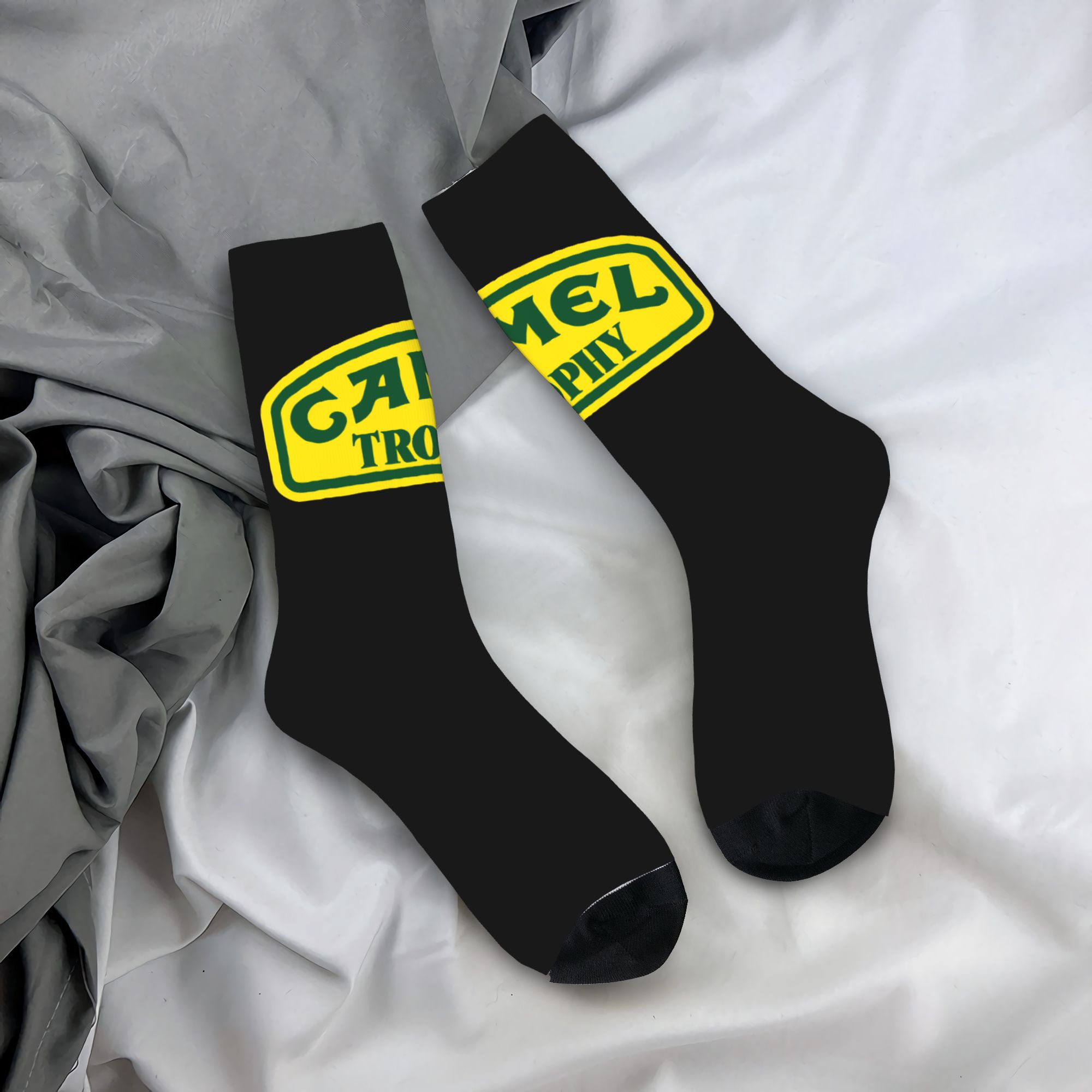 Men'S Fashion Logo - Custom Camel Trophy Logo Dress Socks