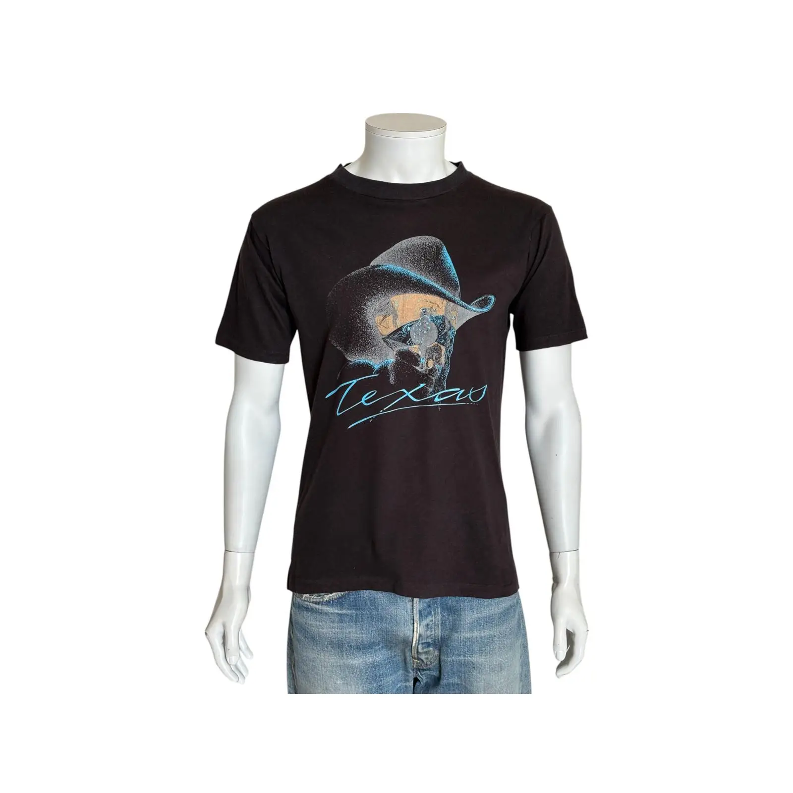 Mens Fashion In 1980S - Vintage 1980s Texas T Shirt Lone