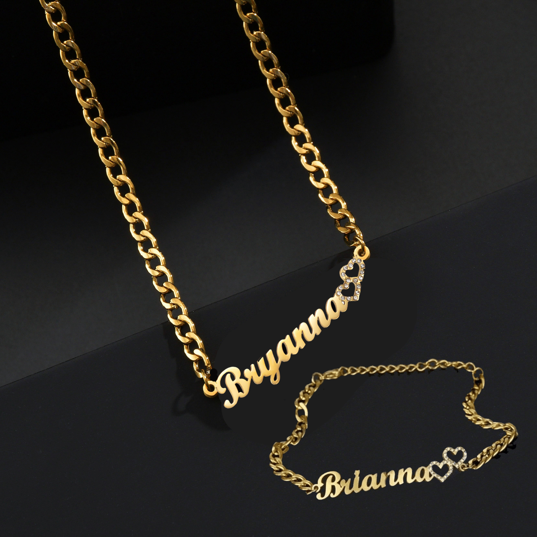 Men'S Fashion Jewelry Bracelets - Acheerup New Custom Name Necklace Bracelet