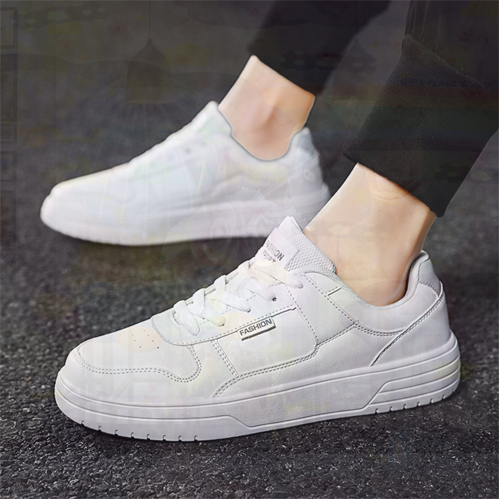 Men'S Fashion Over 40 - With Ties PU Leather Shoes 41