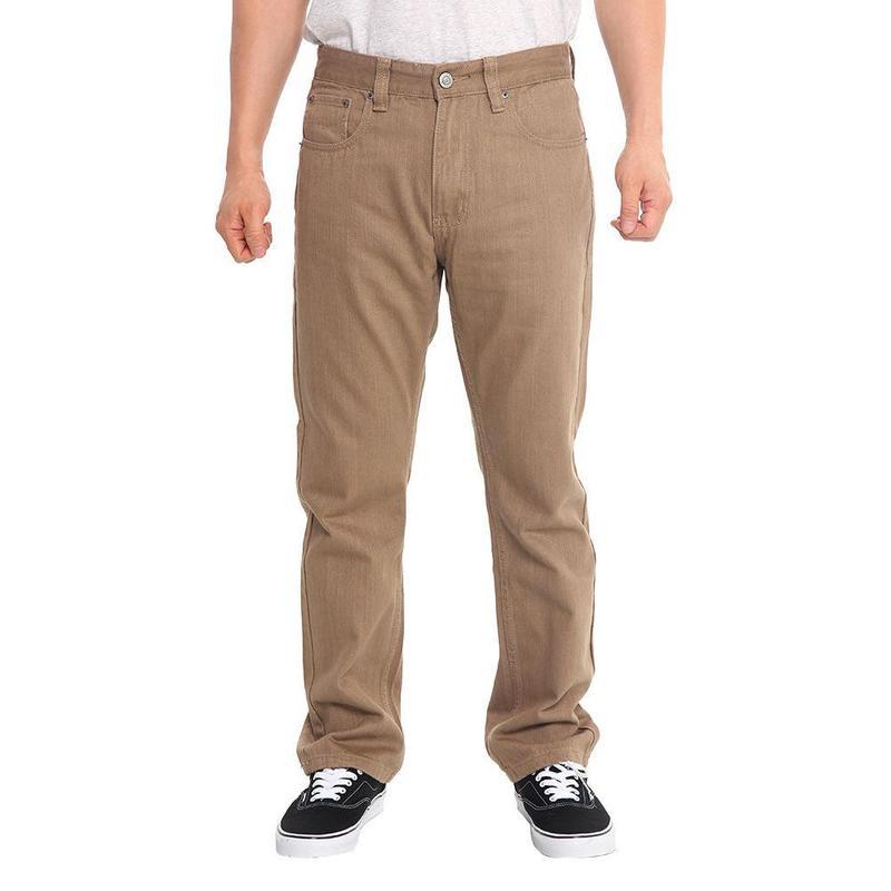 Men'S Fashion Khaki Pants - Vintage Washed Khaki Pants Straight Leg