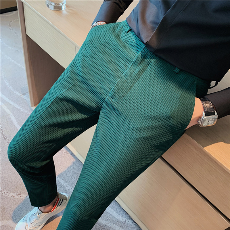 Formal Trouser Stretch - 2024 Autumn New Waffle Stretch Waist