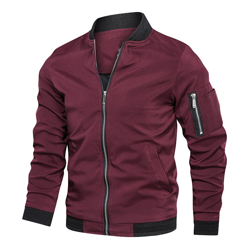 Mens Fashion Bomber Jacket - Spring Autumn Men's Bomber Jacket Casual