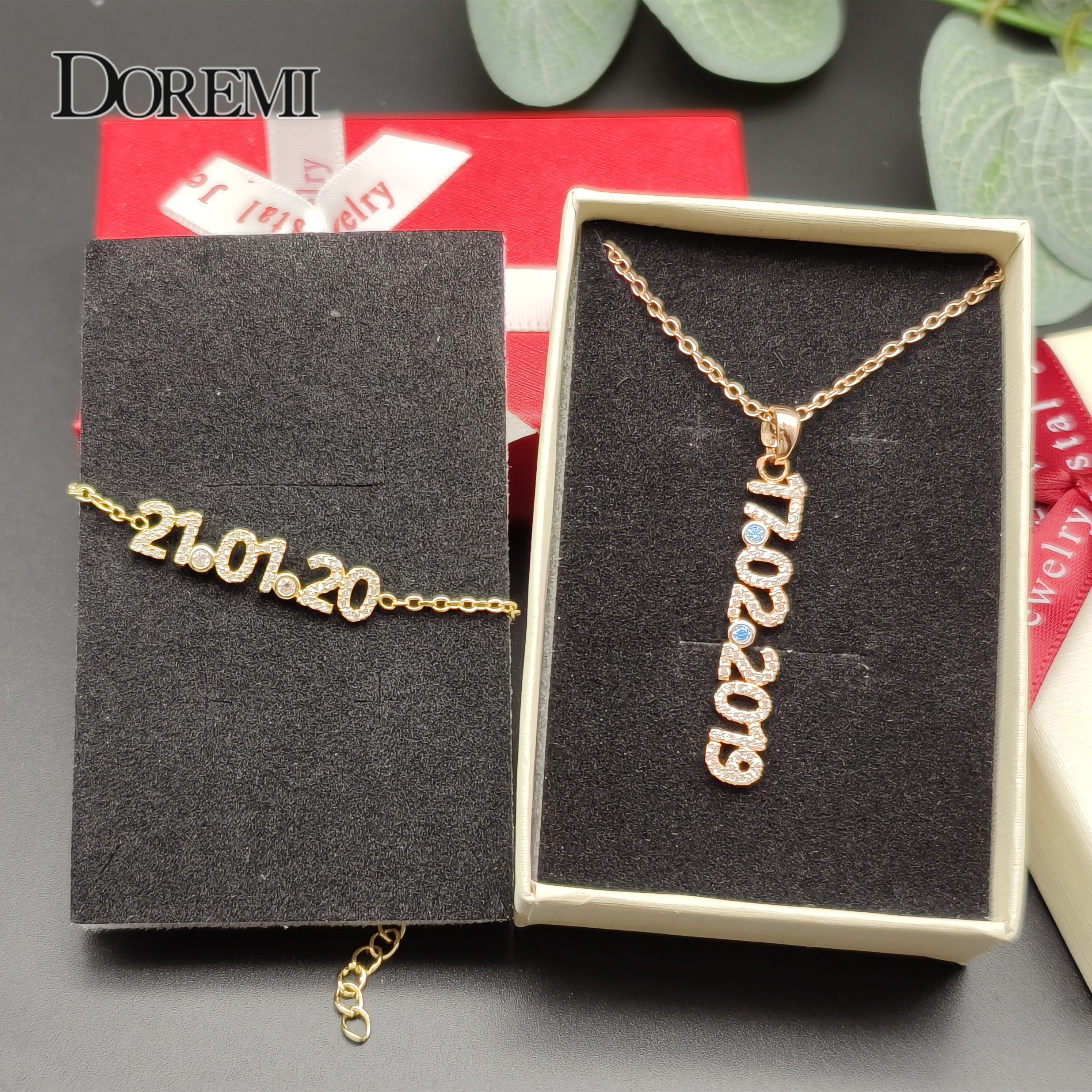 Men'S Fashion Jewelry Bracelets - DOREMI New Crystal Name set Jewelry