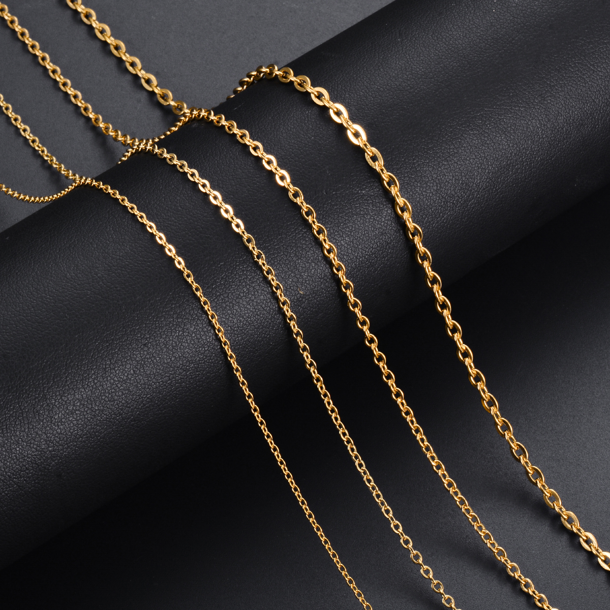 Mens Fashion In 1920 - 10pcs/lot 40-60cm Chains Necklace 1.5mm/2mm Men