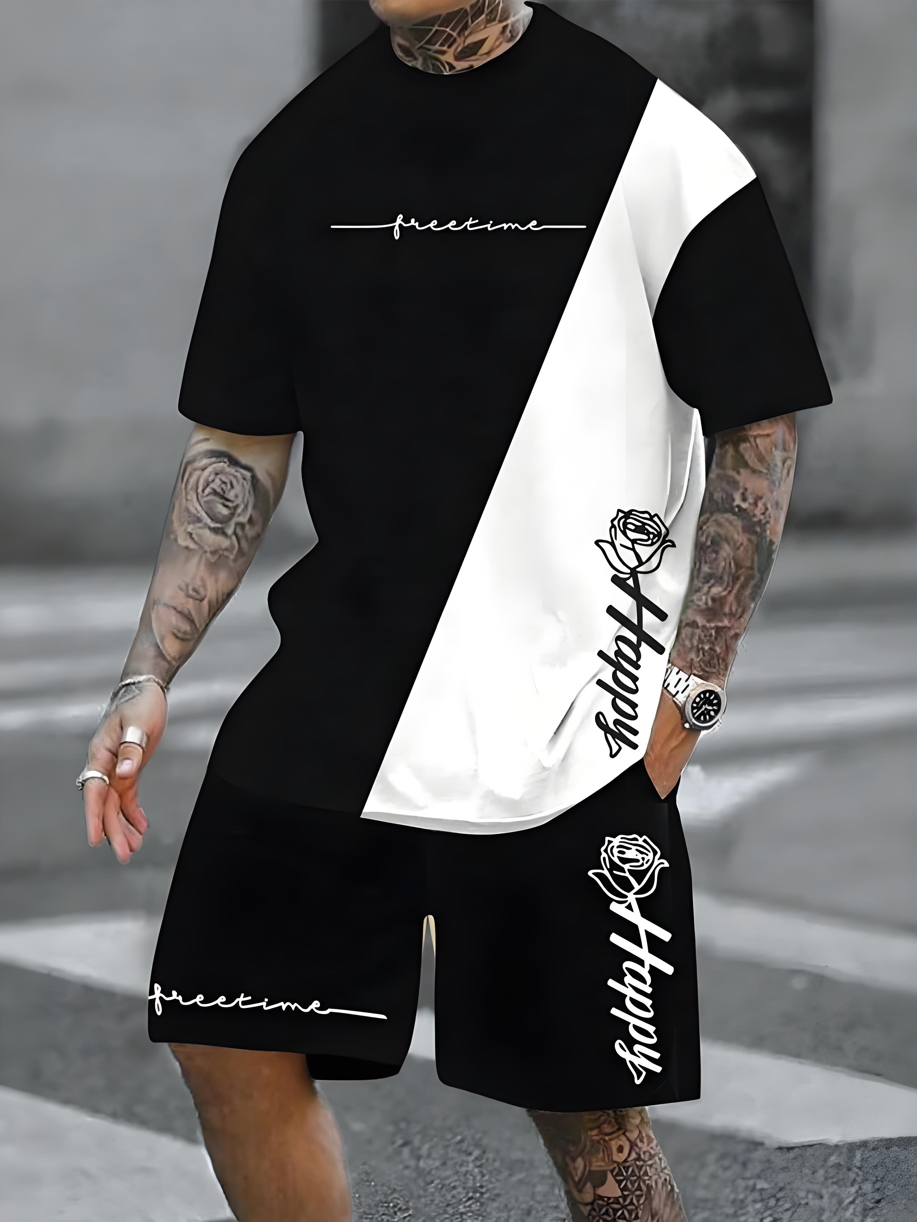 Men'S Fashion Undershirt - New Plus Size Men's T-shirt And
