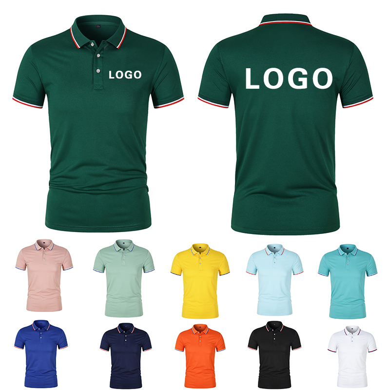 Men'S Fashion Polo - Summer Men Women Lapel Short Sleeve