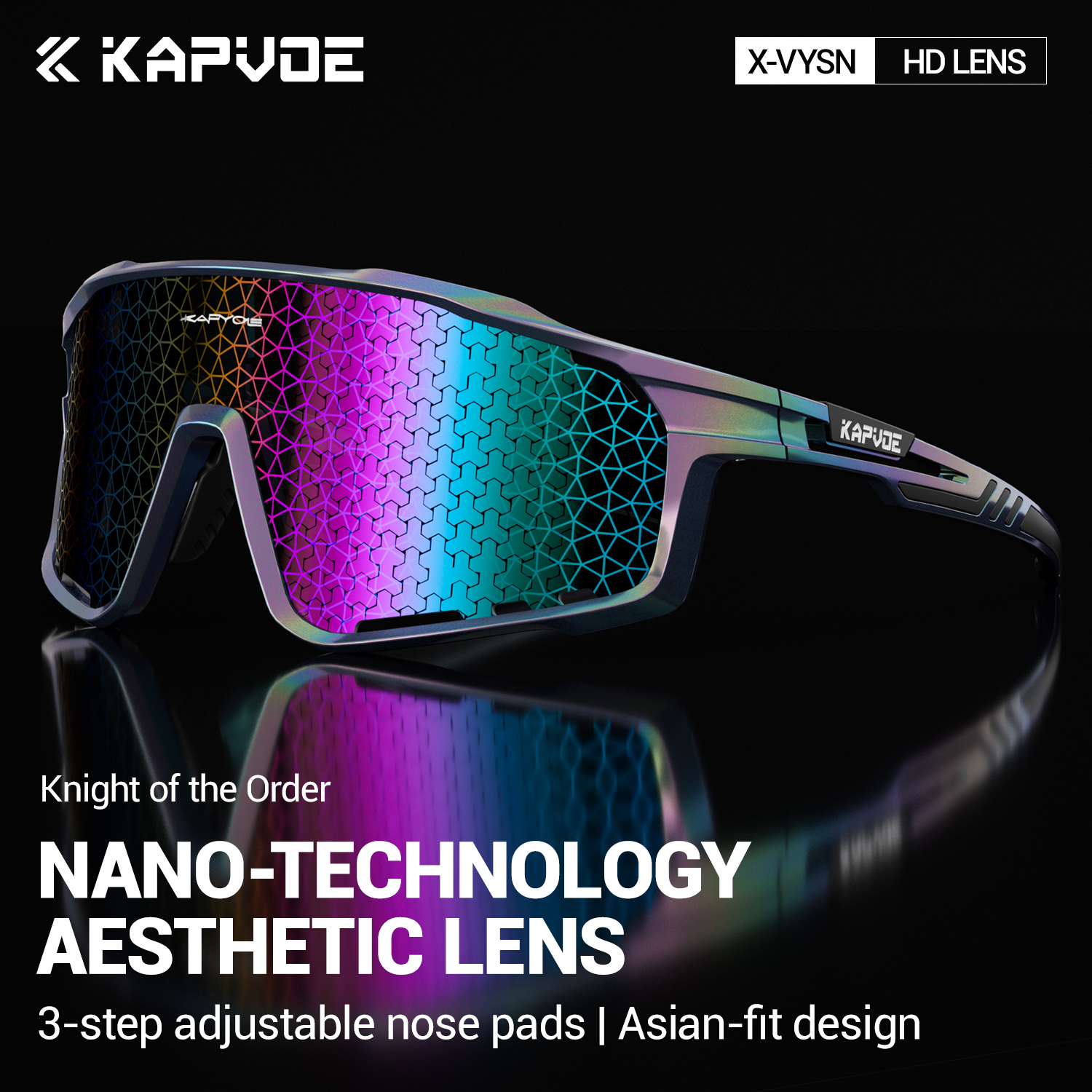 Men'S Fashion Glasses 2026 - Kapvoe Fashion Cycling Glasses Sports Sunglasses
