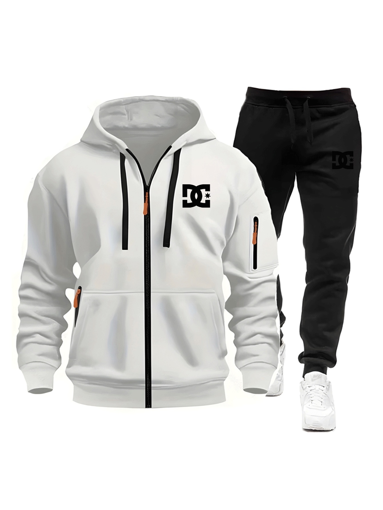 Men'S Spring Fashion - Men's Casual Fashionable Hoodie Set for