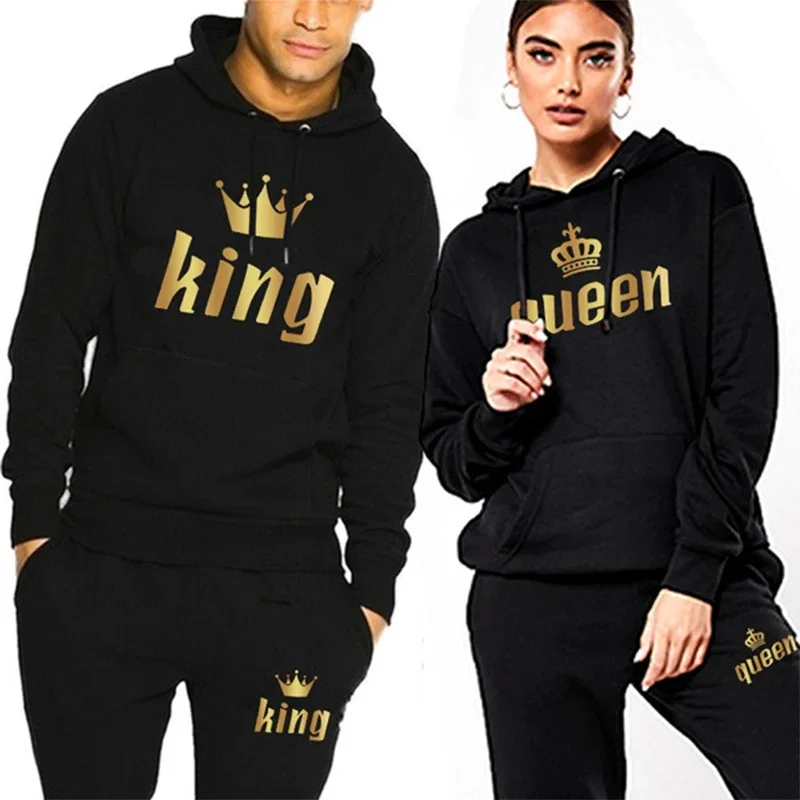 Jogger Sweatpants Men - Men Women Tracksuit King And Queen