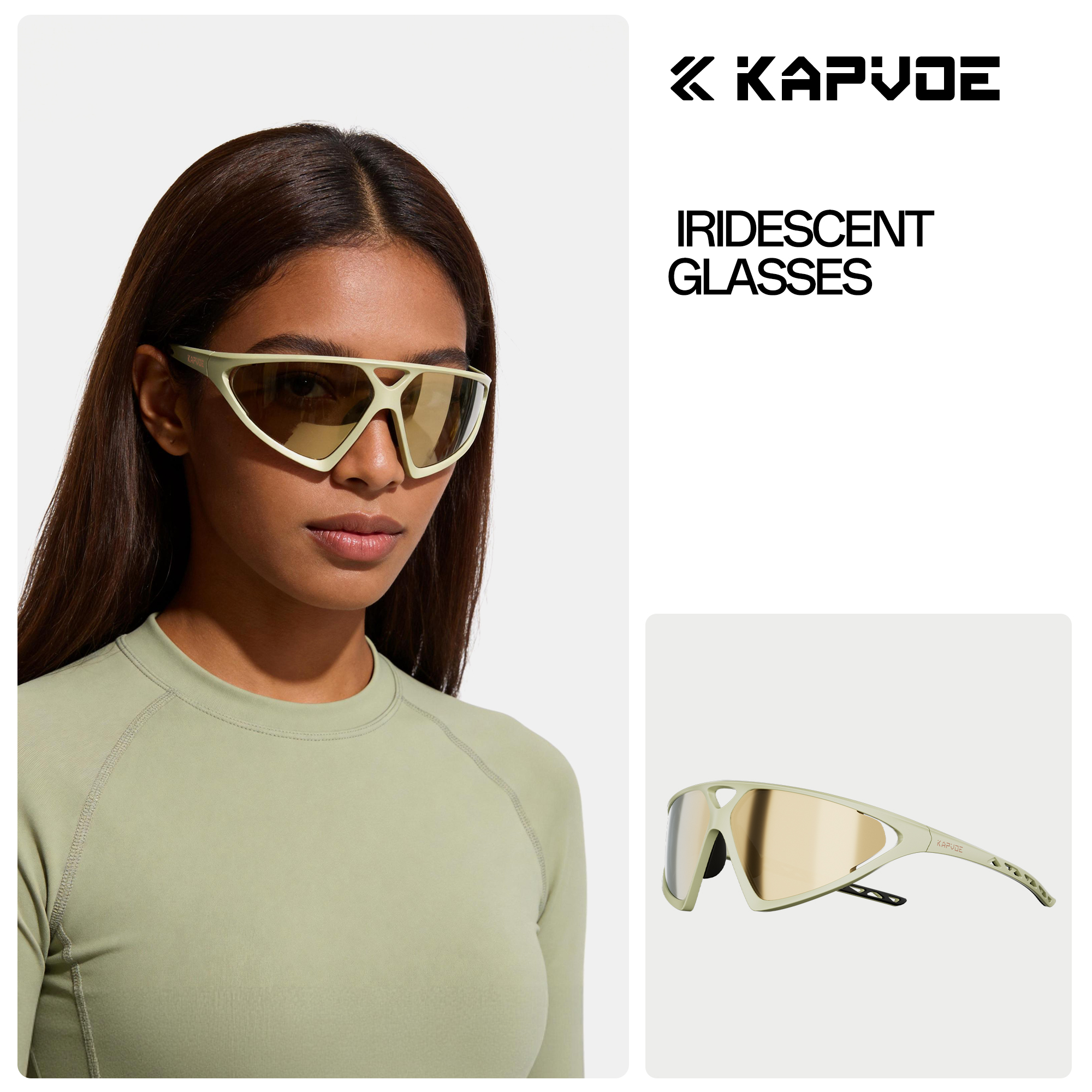 Men'S Fashion Glasses 2026 - KAPOVE Cycling Sunglasses for Women Men