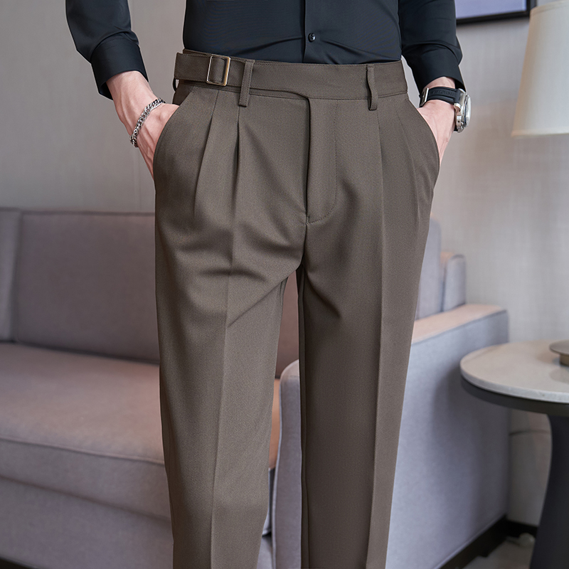 2026 New Men's Black Suit Pant - Men'S Fashion Khaki Pants ulasan dan harga