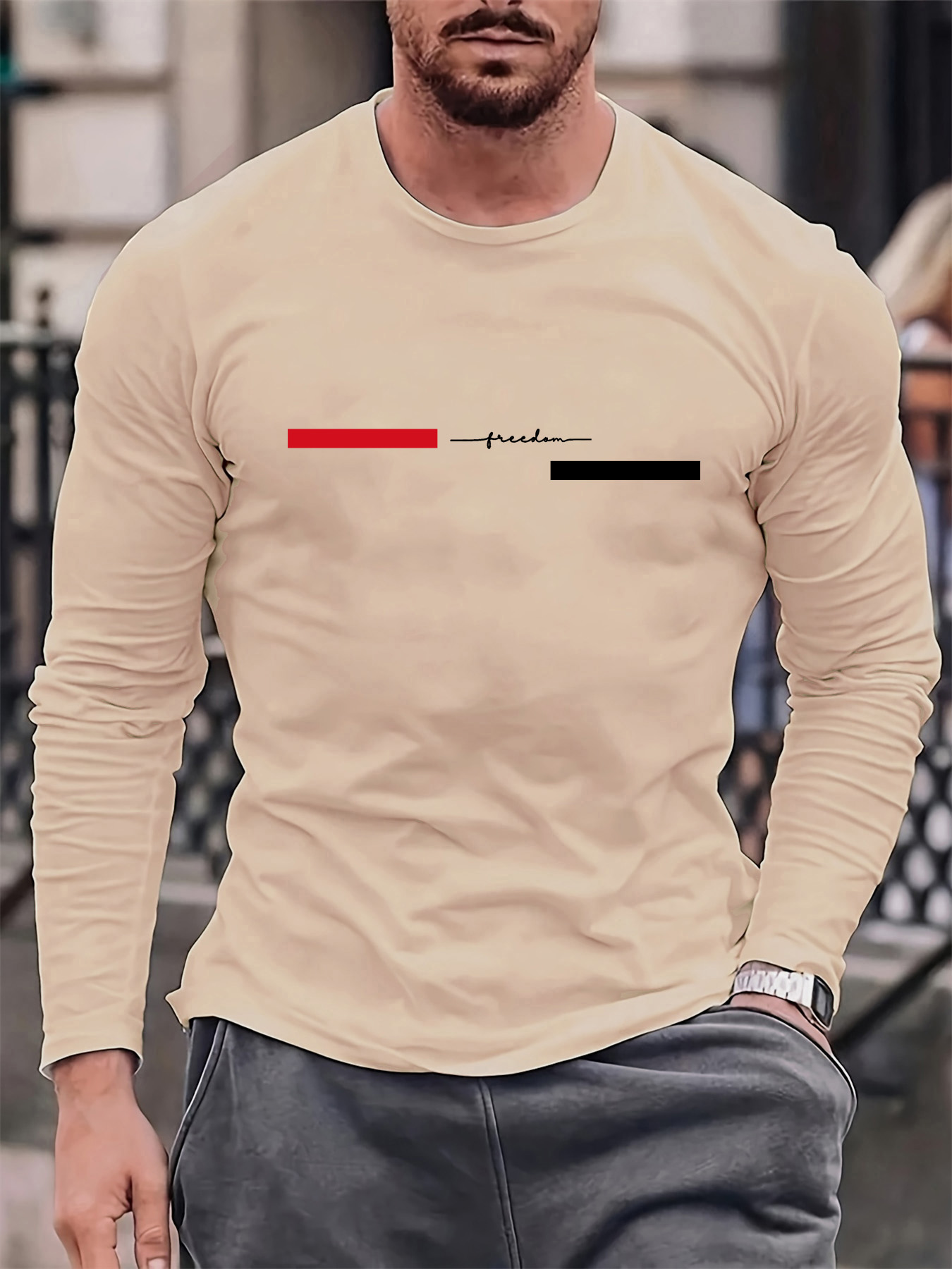 100% pure cotton men's long sl - Men'S Fashion Undershirt ulasan dan harga