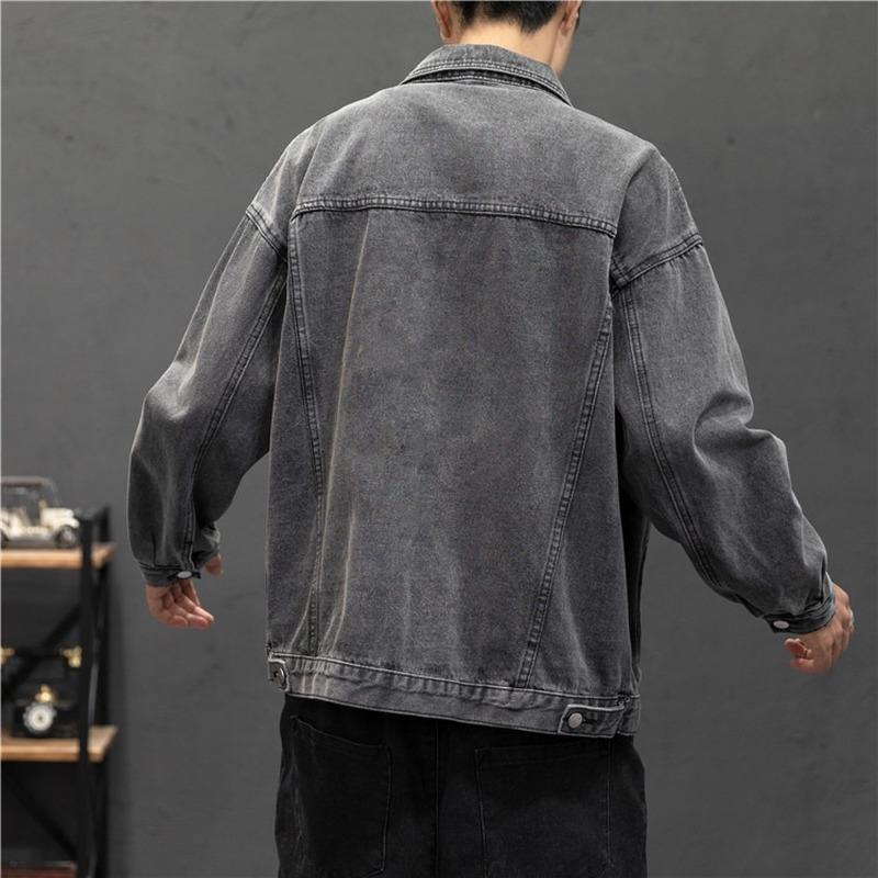 New Denim Jacket Men Vintage J - Mens Fashion Denim Jacket ulasan dan harga