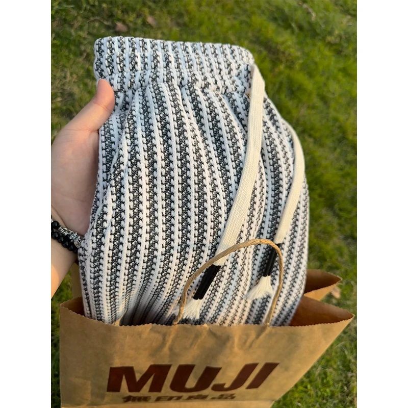 Outlet Striped Loose Casual Co - Men'S Fashion Outlets ulasan dan harga