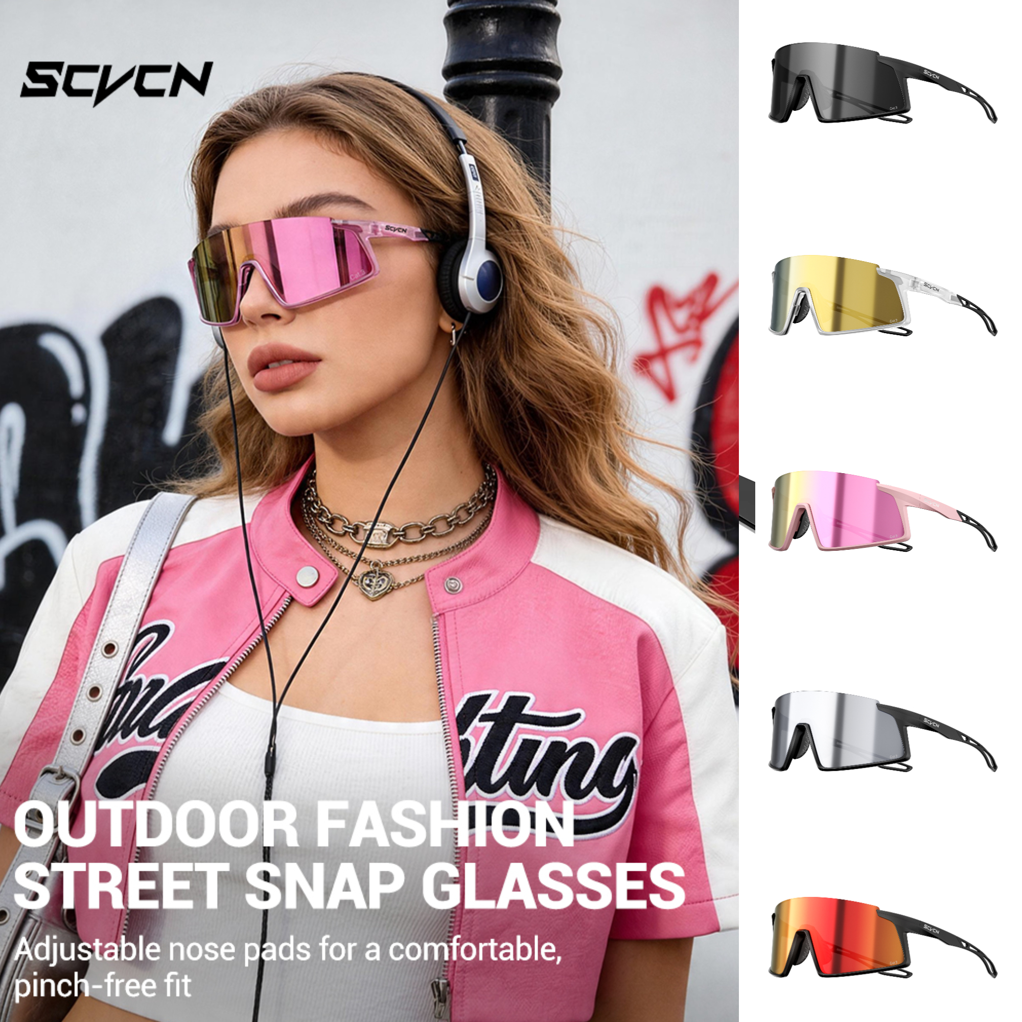 SCVCN Hiking Eyewear Fashion C - Men'S Fashion Glasses 2026 ulasan dan harga