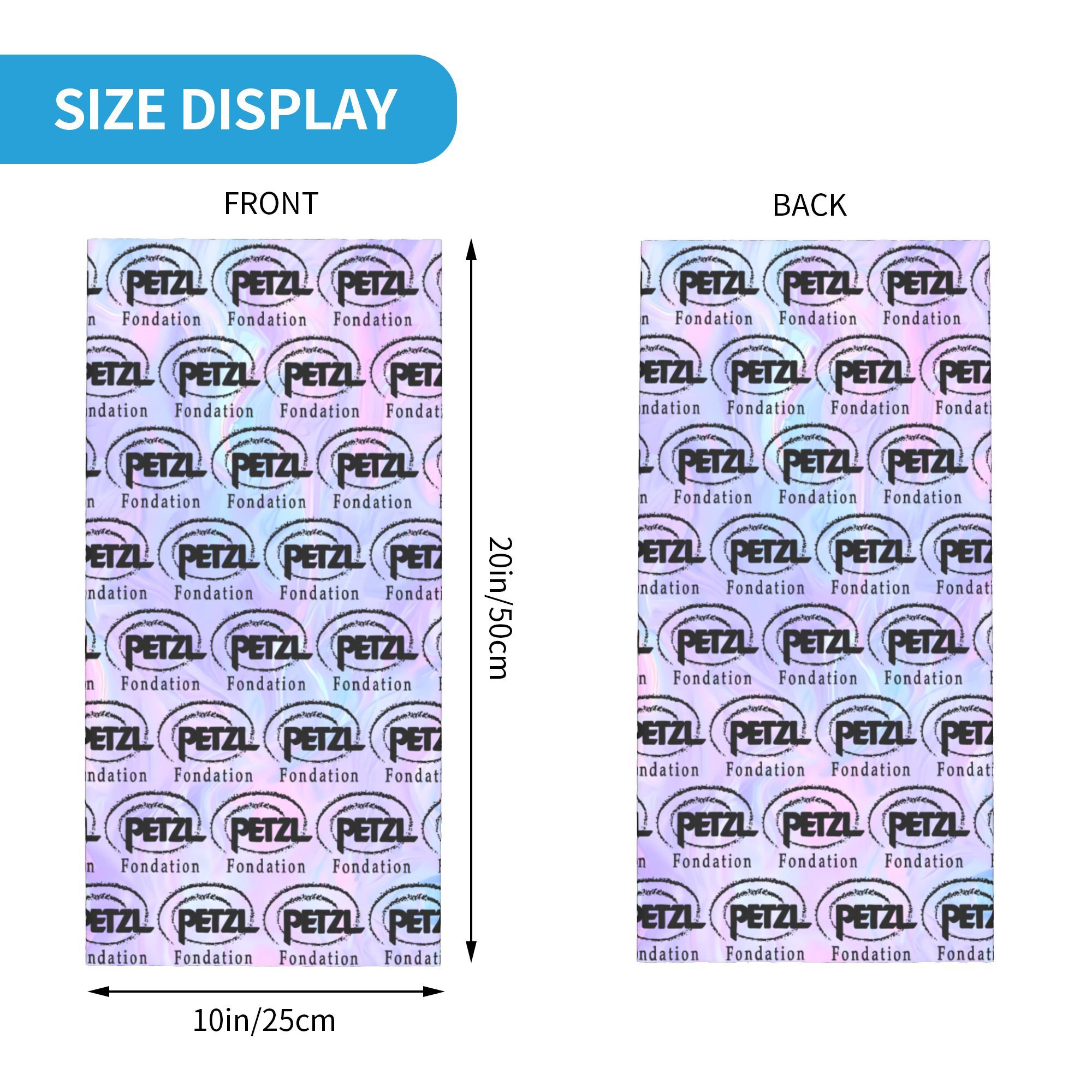Custom Colorful P-Petzls Banda - Men'S Fashion Logo ulasan dan harga