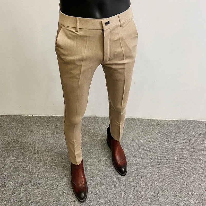 Men Suit Pants Formal Trousers - Formal Trouser Stretch ulasan dan harga