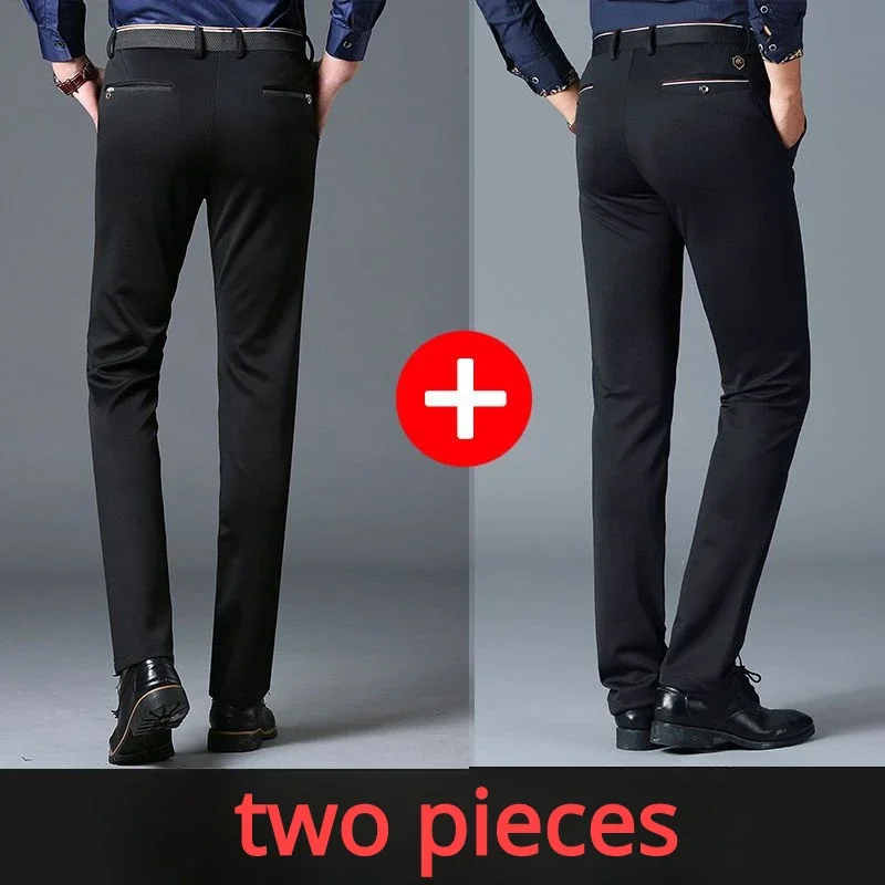 Casual Suit Pants for Men Stre - Formal Trouser Stretch ulasan dan harga