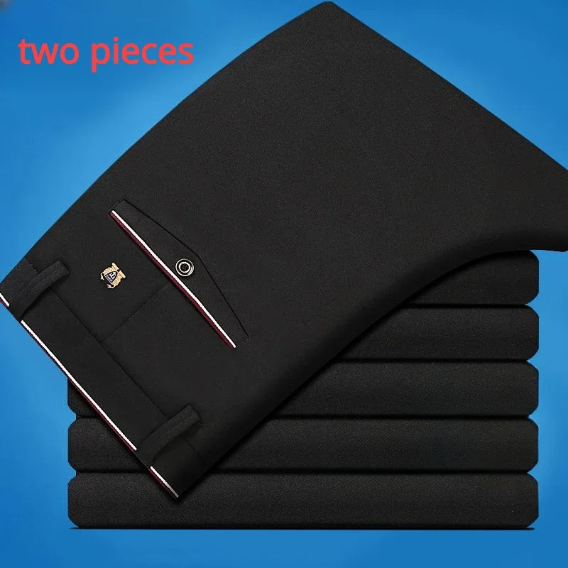 Casual Suit Pants for Men Stre - Formal Trouser Stretch ulasan dan harga