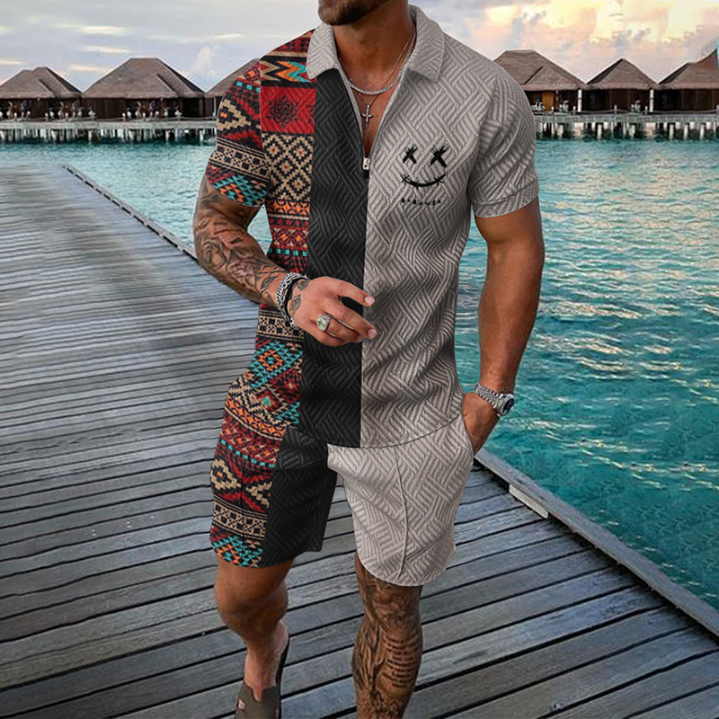 3D Print Nationality Style Men - Men'S Fashion Polo ulasan dan harga