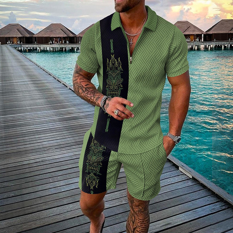 3D Print Nationality Style Men - Men'S Fashion Polo ulasan dan harga