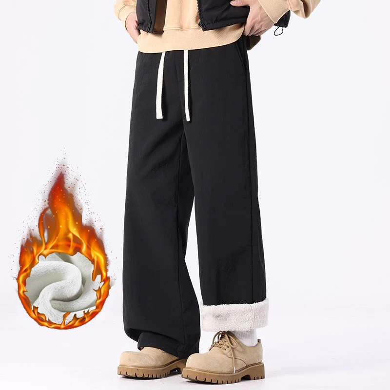 Men Fashion Autumn Winter Ther - Men'S Fashion Khaki Pants ulasan dan harga