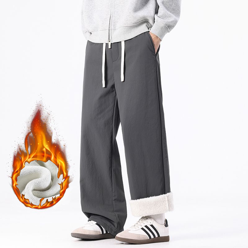 Men Fashion Autumn Winter Ther - Men'S Fashion Khaki Pants ulasan dan harga