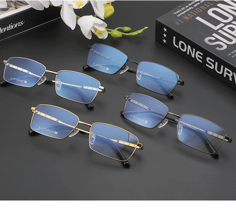 Men's Business Square Titanium - Men'S Fashion Glasses 2026 ulasan dan harga