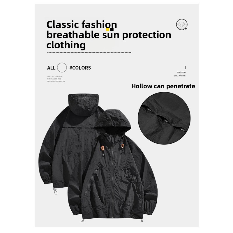 Men Outdoor Fashion Trend Ice  - Mens Fashion Denim Jacket ulasan dan harga