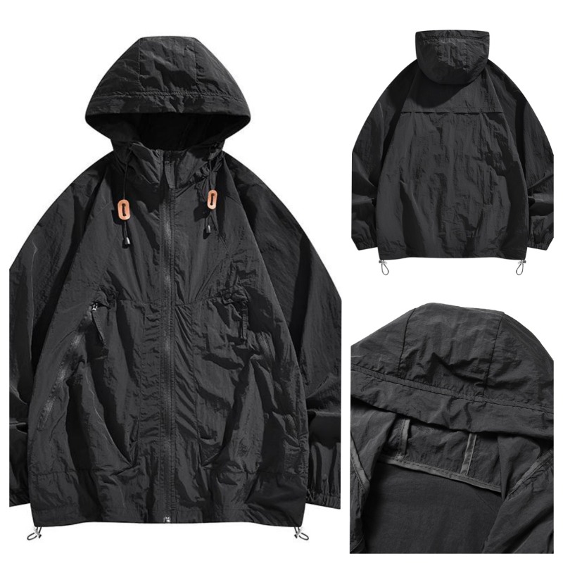Men Outdoor Fashion Trend Ice  - Mens Fashion Denim Jacket ulasan dan harga