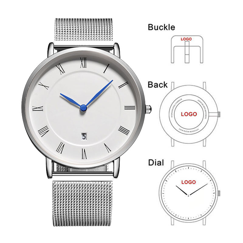 B-8210N Stainless Steel Mesh S - Men'S Fashion Logo ulasan dan harga