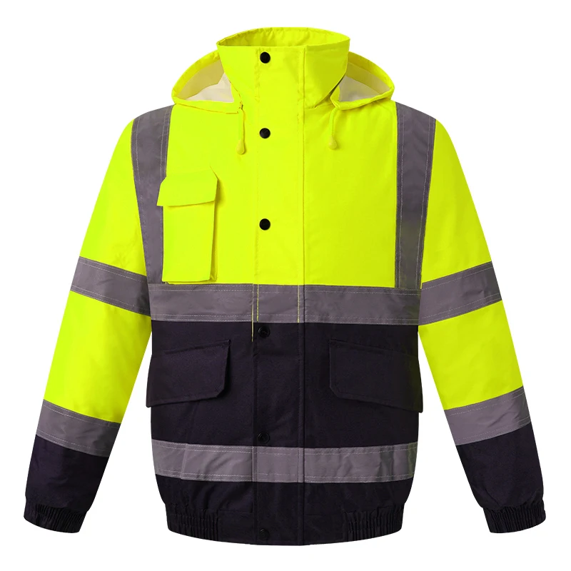 High Visibility Reflective  Ja - Mens Fashion Bomber Jacket ulasan dan harga