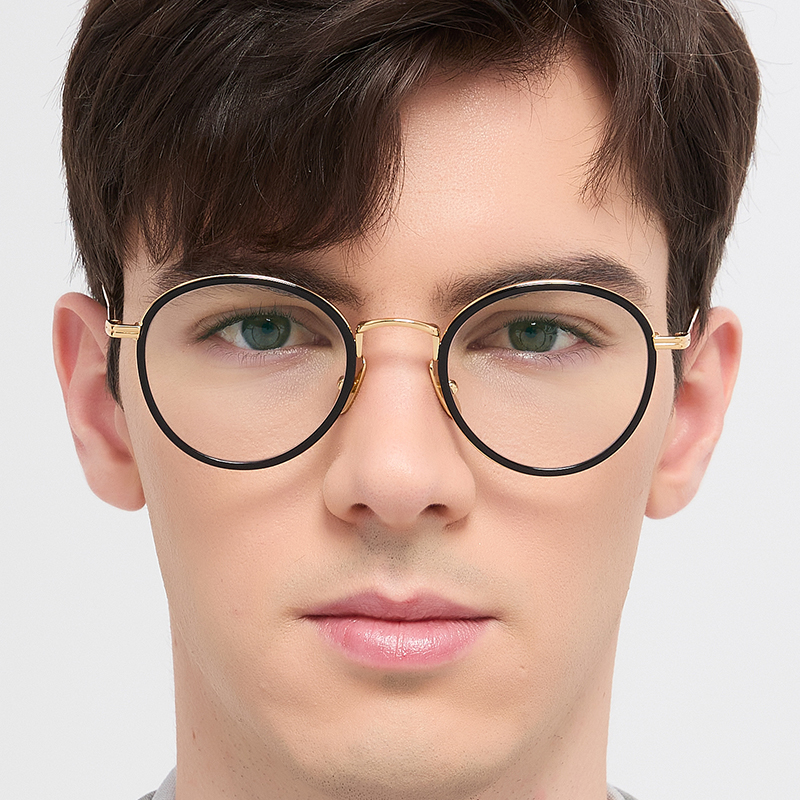 Fashion Oval Men Titanium Glas - Men'S Fashion Glasses 2026 ulasan dan harga