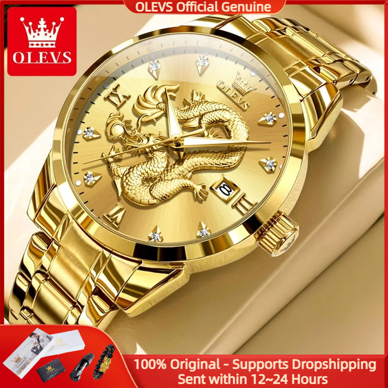 OLEVS 3619 Men Watch Luxury Go - Mens Fashion In 1920 ulasan dan harga