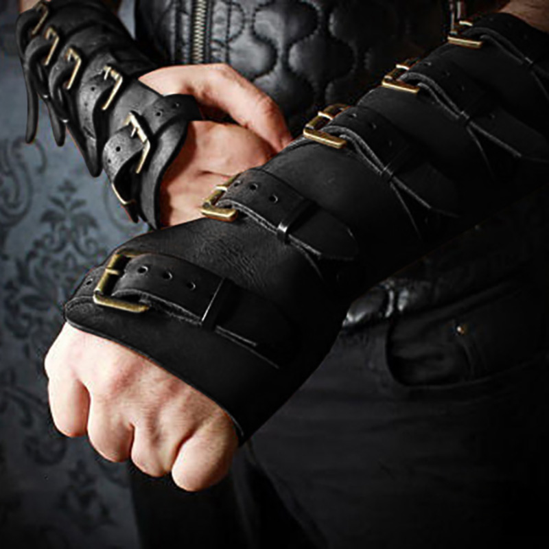 Medieval Viking Wristband Gaun - Men'S Fashion Gloves ulasan dan harga