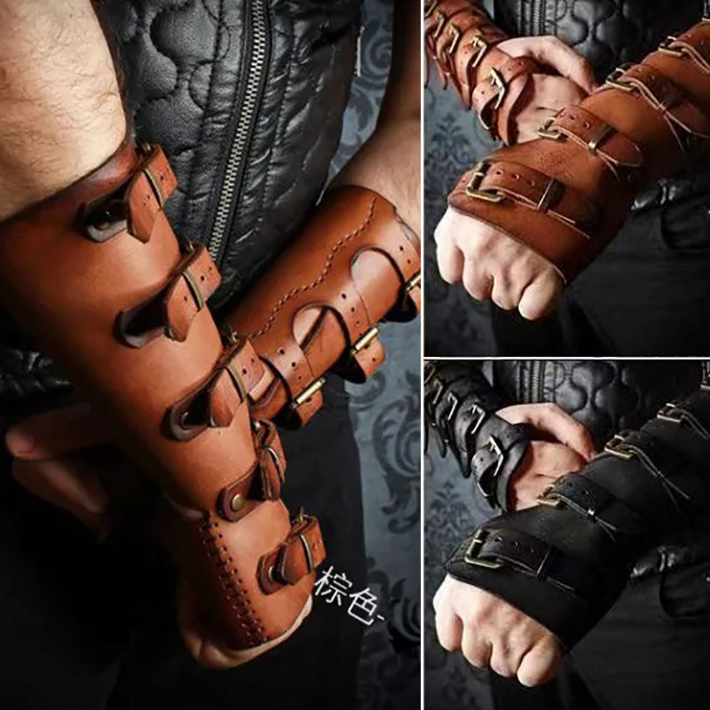 Medieval Viking Wristband Gaun - Men'S Fashion Gloves ulasan dan harga