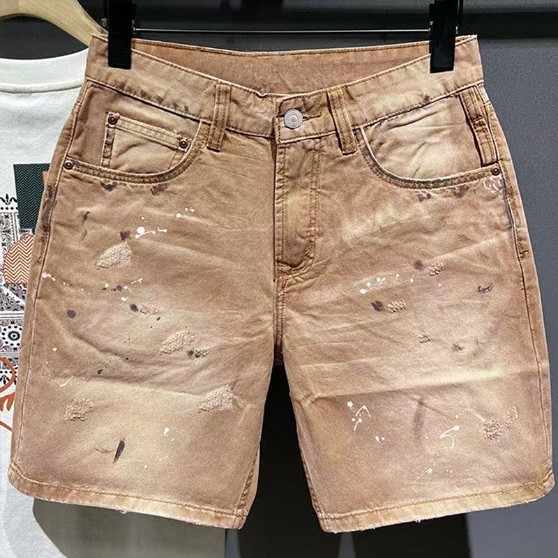 Hip-Hop Streetwear Men's Denim - Men'S Fashion Linen Pants ulasan dan harga