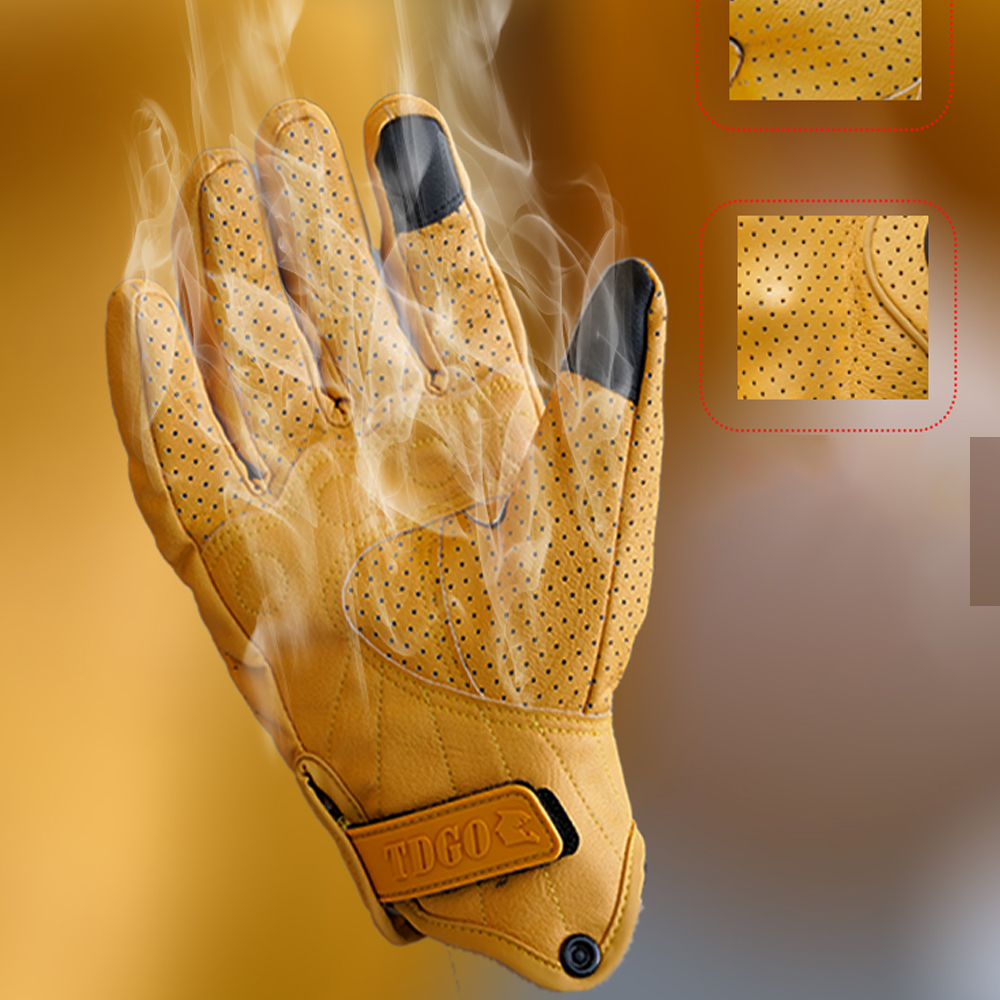 Yellow Motorcycle Breathable R - Men'S Fashion Gloves ulasan dan harga