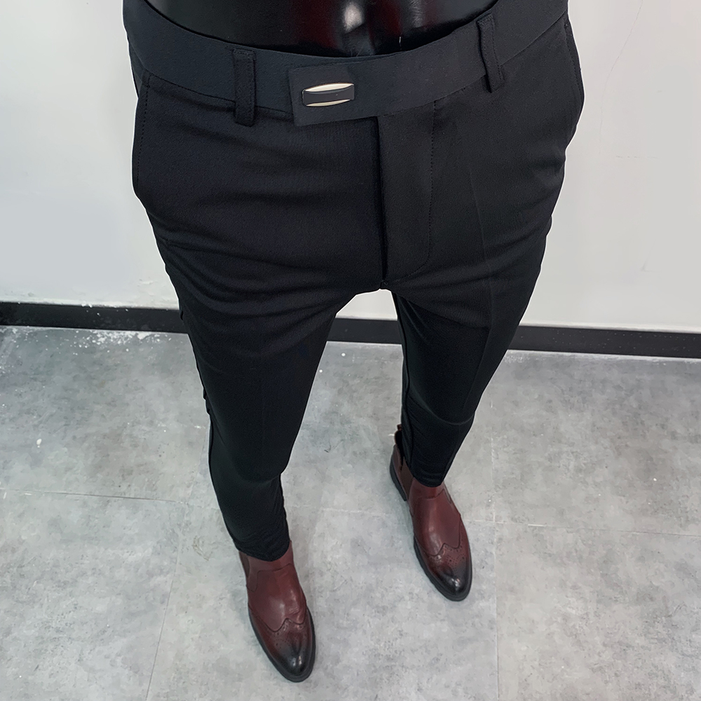 2024 New Slim Men's Pants Stre - Formal Trouser Stretch ulasan dan harga