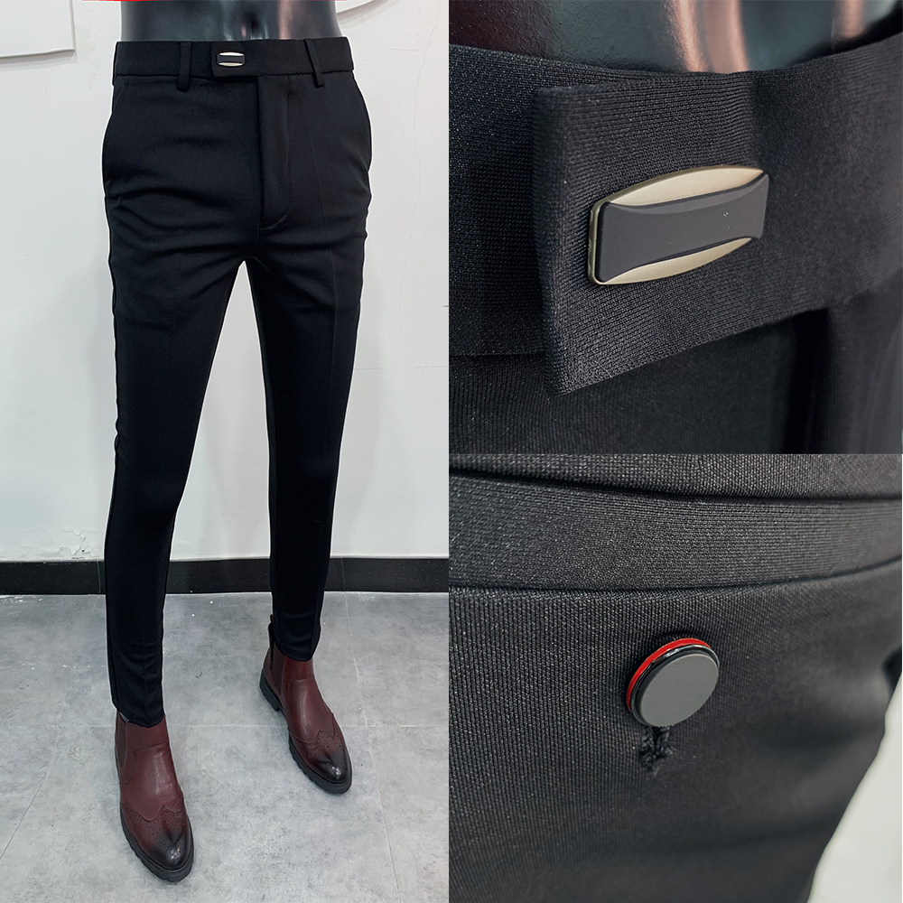 2024 New Slim Men's Pants Stre - Formal Trouser Stretch ulasan dan harga