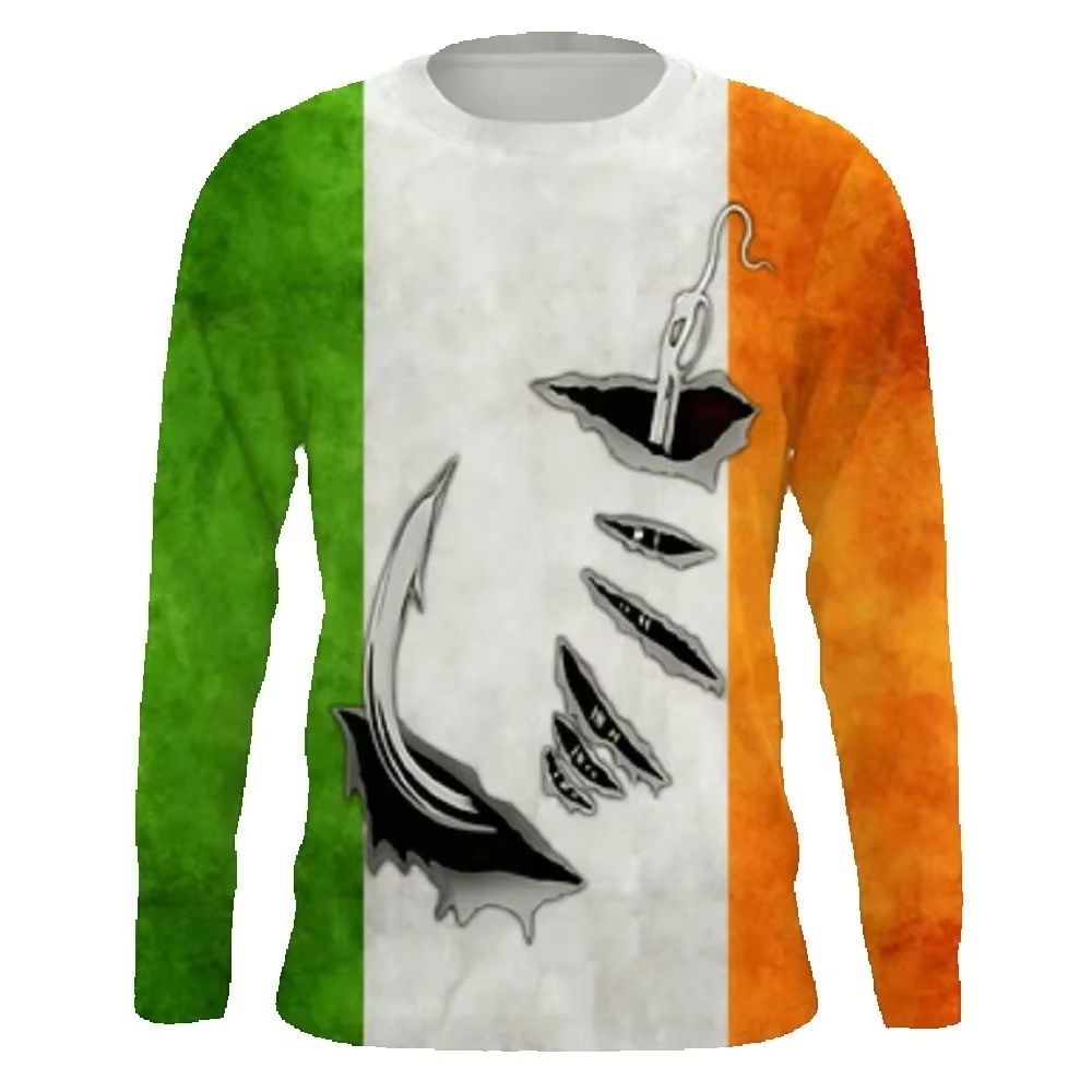 Fashionable Bass Pattern Crew  - Men'S Fashion Undershirt ulasan dan harga