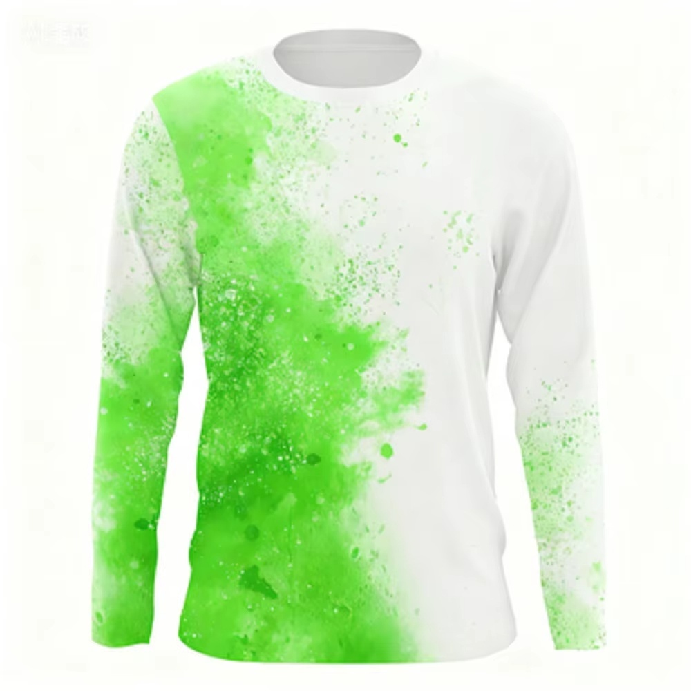 Fashionable Bass Pattern Crew  - Men'S Fashion Undershirt ulasan dan harga