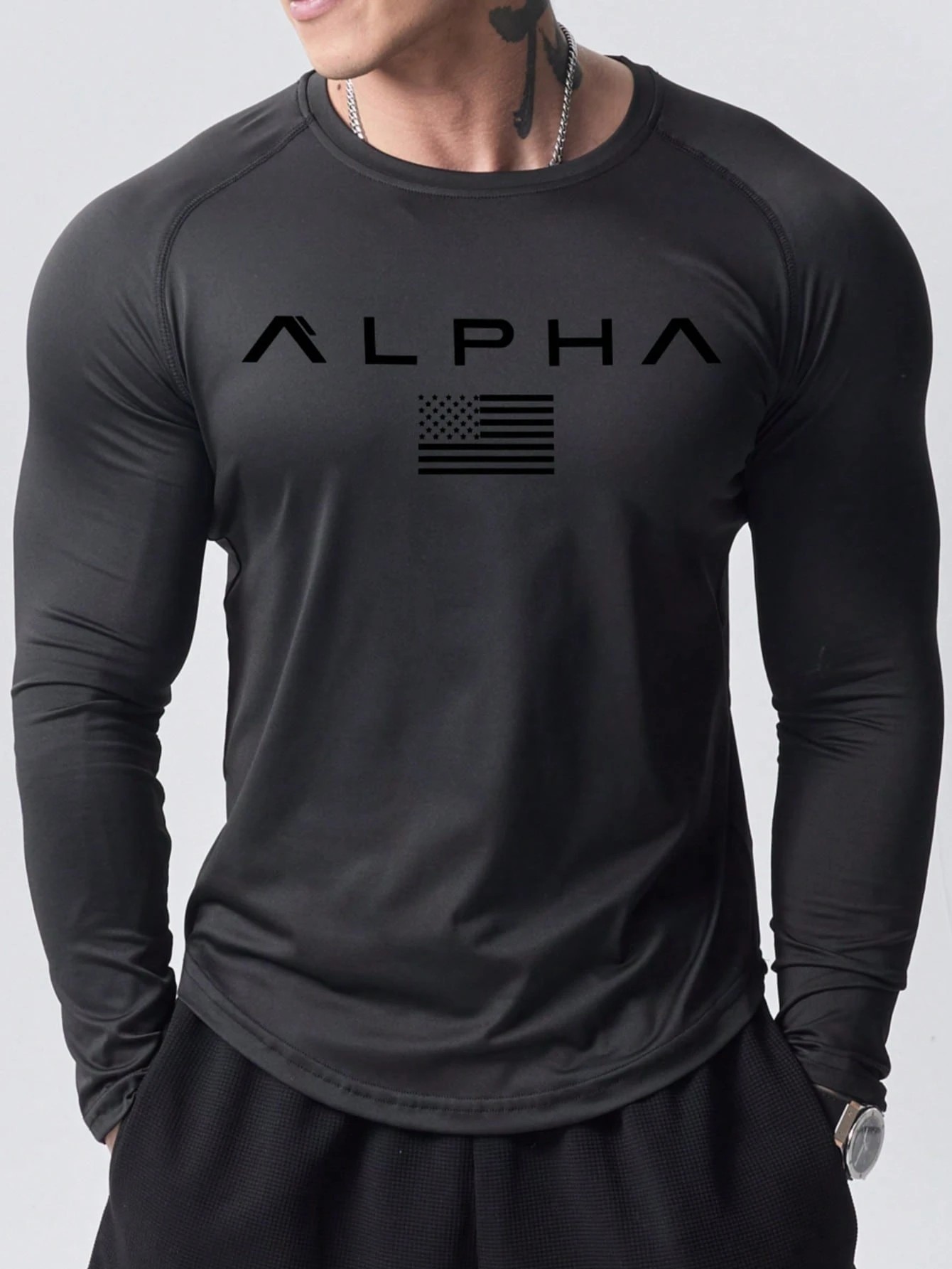New men's long-sleeved T-shirt - Men'S Spring Fashion ulasan dan harga