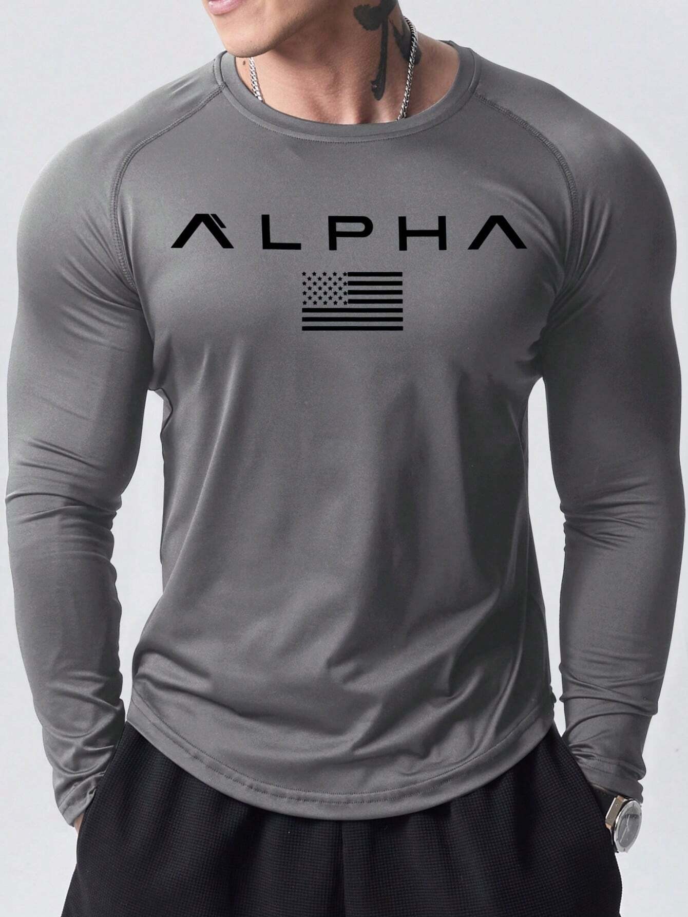 New men's long-sleeved T-shirt - Men'S Spring Fashion ulasan dan harga