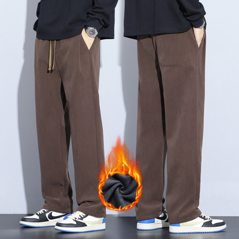 Coffee Khaki Black Gray Loose  - Men'S Fashion Khaki Pants ulasan dan harga