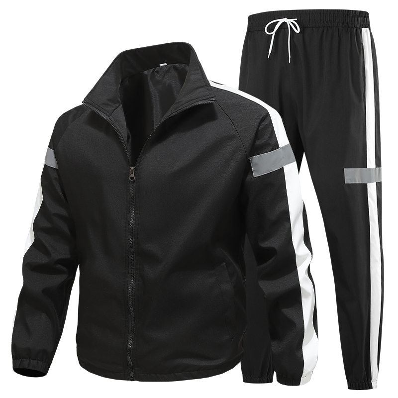 2Pcs Men Tracksuit Hoodie Tops - Jogger Sweatpants Men ulasan dan harga