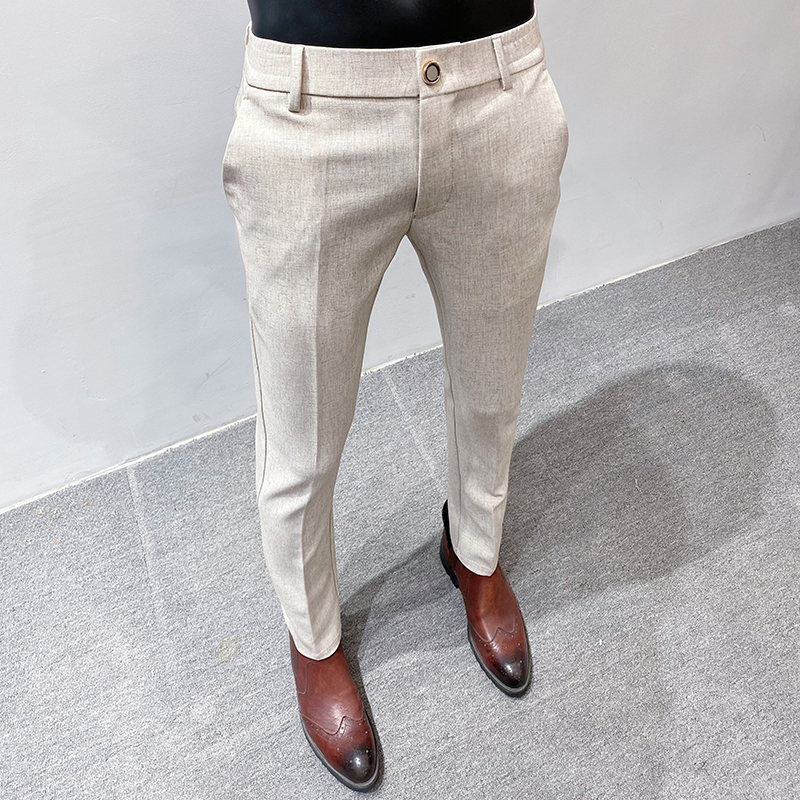 Men Suit Pants Formal Trousers - Formal Trouser Stretch ulasan dan harga
