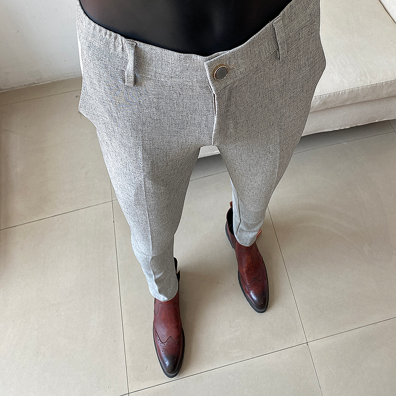 Men Suit Pants Formal Trousers - Formal Trouser Stretch ulasan dan harga