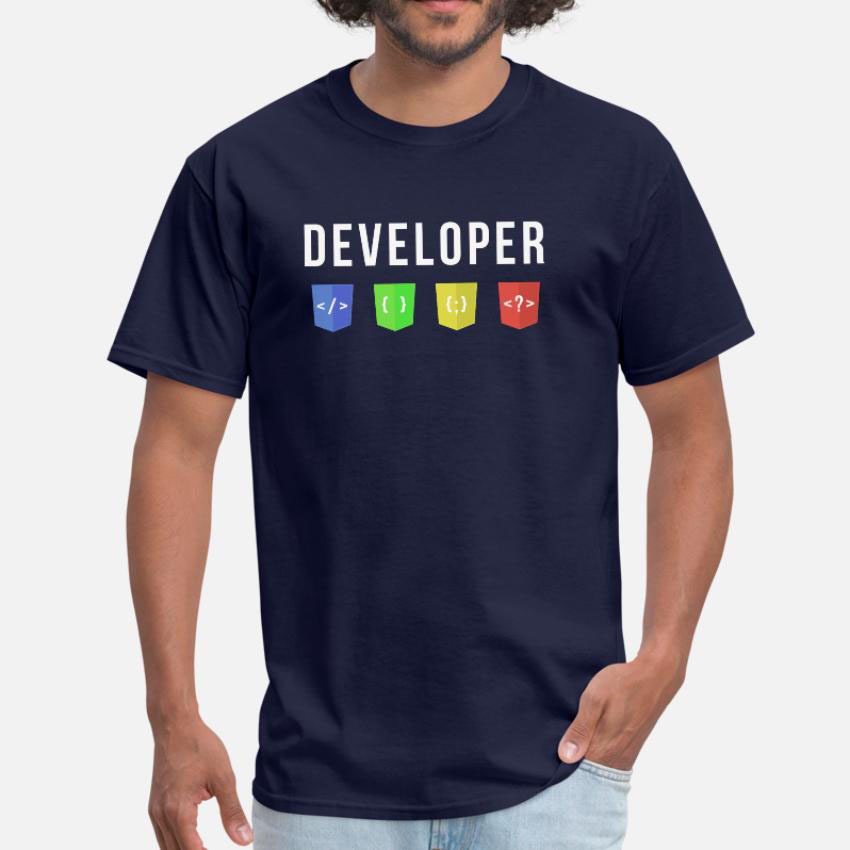 Developer Web T-shirt Javascri - Men'S Fashion Website ulasan dan harga